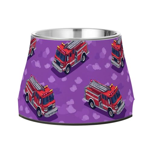 Fighters Red Fire Truck Purple Feed Hundenapf, rutschfest, Edelstahl, Katzennäpfe für langsames Füttern, Schnurrhaar, Müdigkeit Fighters Red Fire Truck Purple Feed Hundenapf, rutschfest, Edelstahl, Katzennäpfe für langsames Füttern, Schnurrhaar, Müdigkeit von Wudan
