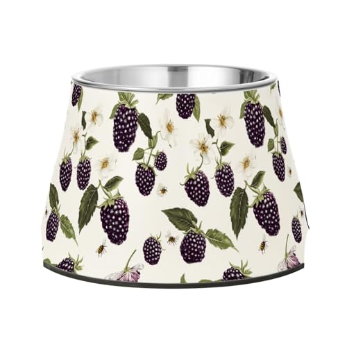 Frischer Boysenberry Futternapf für Haustiere, erhöhter Futternapf aus Edelstahl, für langsames Füttern, Katzen, Schnurrhaar, Entlastung Frischer Boysenberry Futternapf für Haustiere, erhöhter Futternapf aus Edelstahl, für langsames Füttern, Katzen, Schnurrhaar, Entlastung von Wudan
