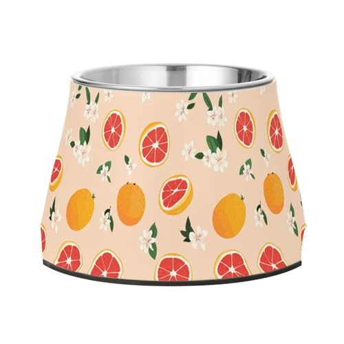 Funny Grapefruit Fruit Peach Bowl for Dogs Non Skid Stainless Steel Pets Water Bowl for Slow Feed Cats Whisker Relief Funny Grapefruit Fruit Peach Bowl for Dogs Non Skid Stainless Steel Pets Water Bowl for Slow Feed Cats Whisker Relief von Wudan