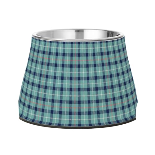 Futternäpfe für Hunde, Schottenkaro, Edelstahl, für liebevolle Haustier-Schnurrhaare Futternäpfe für Hunde, Schottenkaro, Edelstahl, für liebevolle Haustier-Schnurrhaare von Wudan