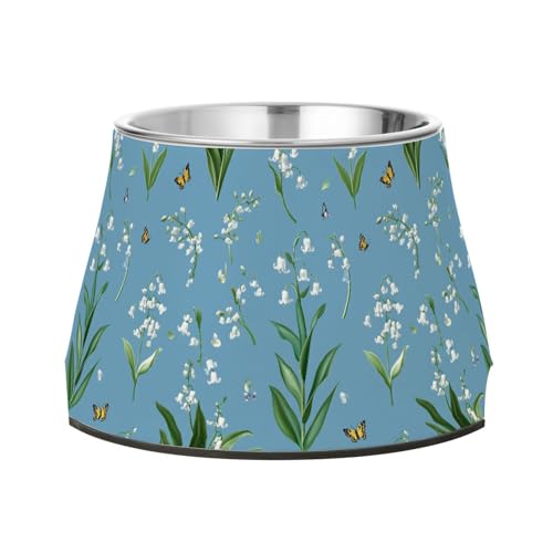 Futternapf für Haustiere, mit Ständer, Edelstahl, für langsames Füttern, für langsames Füttern, für Katzen, Schnurrhaar, Grau / Blau Futternapf für Haustiere, mit Ständer, Edelstahl, für langsames Füttern, für langsames Füttern, für Katzen, Schnurrhaar, Grau / Blau von Wudan