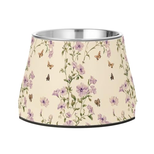 Phlox Futternäpfe für Haustiere, aus Edelstahl, erhöht, für Hunde, Katzen, Kaninchen, Vögel, langsames Fressen Phlox Futternäpfe für Haustiere, aus Edelstahl, erhöht, für Hunde, Katzen, Kaninchen, Vögel, langsames Fressen von Wudan