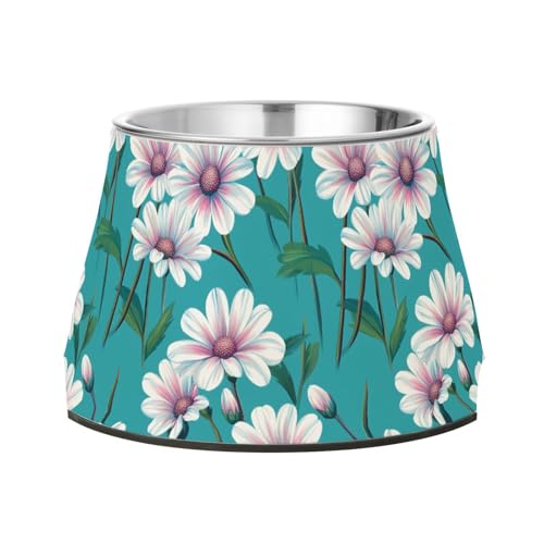 Retro Osteospermum Wassernapf für Hunde, Katzen, Kaninchen, Vögel, rutschfest, Edelstahl, für Katzen, Kaninchen, Vögel, bequeme Fütterung Retro Osteospermum Wassernapf für Hunde, Katzen, Kaninchen, Vögel, rutschfest, Edelstahl, für Katzen, Kaninchen, Vögel, bequeme Fütterung von Wudan