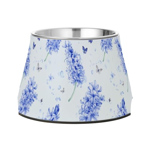 Safari Hyazinthen Futternapf für Hunde, rutschfest, Edelstahl, für langsames Füttern, bequeme Fütterung Safari Hyazinthen Futternapf für Hunde, rutschfest, Edelstahl, für langsames Füttern, bequeme Fütterung von Wudan