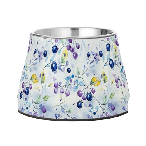 Sweet Saskatoon Futternapf für Hunde, rutschfest, Edelstahl, erhöhter Katzennapf für kleine Haustiere, mit Schnurrhaar, silberfarben Sweet Saskatoon Futternapf für Hunde, rutschfest, Edelstahl, erhöhter Katzennapf für kleine Haustiere, mit Schnurrhaar, silberfarben von Wudan