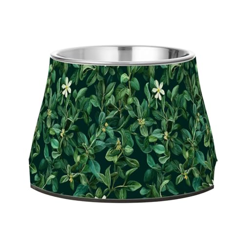 Sweet Thymian Green Dogs Wassernapf, verbesserter Edelstahl, Katzenfutter für langsames Füttern, für Hunde mit Schnurrhaar, Grün Sweet Thymian Green Dogs Wassernapf, verbesserter Edelstahl, Katzenfutter für langsames Füttern, für Hunde mit Schnurrhaar, Grün von Wudan