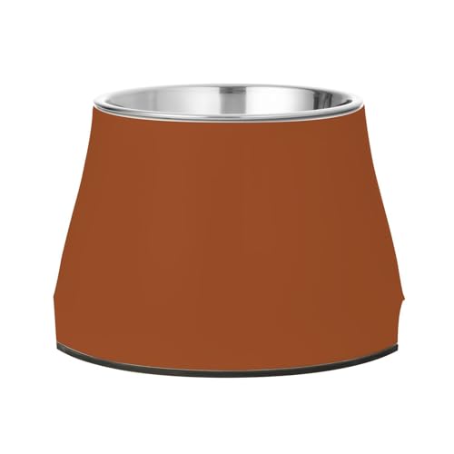 Terrakotta Futternapf für Hunde, verbesserter Edelstahl, Katzen-Futternapf für mittelgroße Hunde, Schnurrhaar-Entlastung Terrakotta Futternapf für Hunde, verbesserter Edelstahl, Katzen-Futternapf für mittelgroße Hunde, Schnurrhaar-Entlastung von Wudan