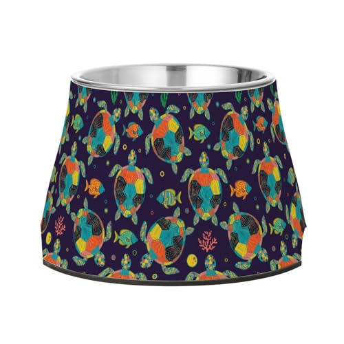 Turtles Wasser- und Futternäpfe mit Ständer, Edelstahl, Katzen-Futternäpfe für die Liebe von Haustieren, Schnurrhaar, Müdigkeit Turtles Wasser- und Futternäpfe mit Ständer, Edelstahl, Katzen-Futternäpfe für die Liebe von Haustieren, Schnurrhaar, Müdigkeit von Wudan