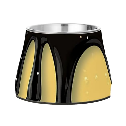 Wasser- und Futternapf für Haustiere, rutschfest, Edelstahl, für kleine Hunde, langsames Fressen Wasser- und Futternapf für Haustiere, rutschfest, Edelstahl, für kleine Hunde, langsames Fressen von Wudan