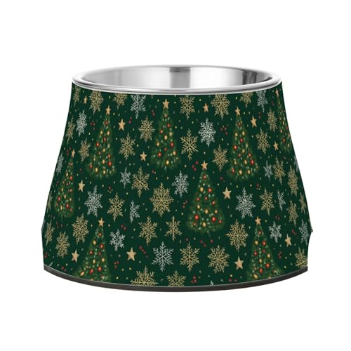 Weihnachtsbaum Schwarz Schalen für Haustiere mit Ständer Edelstahl Haustiere Wasserschalen für kleine Hunde verlangsamen Fressen Weihnachtsbaum Schwarz Schalen für Haustiere mit Ständer Edelstahl Haustiere Wasserschalen für kleine Hunde verlangsamen Fressen von Wudan