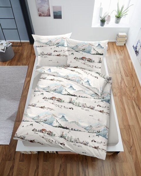 Wülfing GmbH Dormisette Edelbiber Bettwäsche Winterdessin Winterlandschaft von Wülfing GmbH