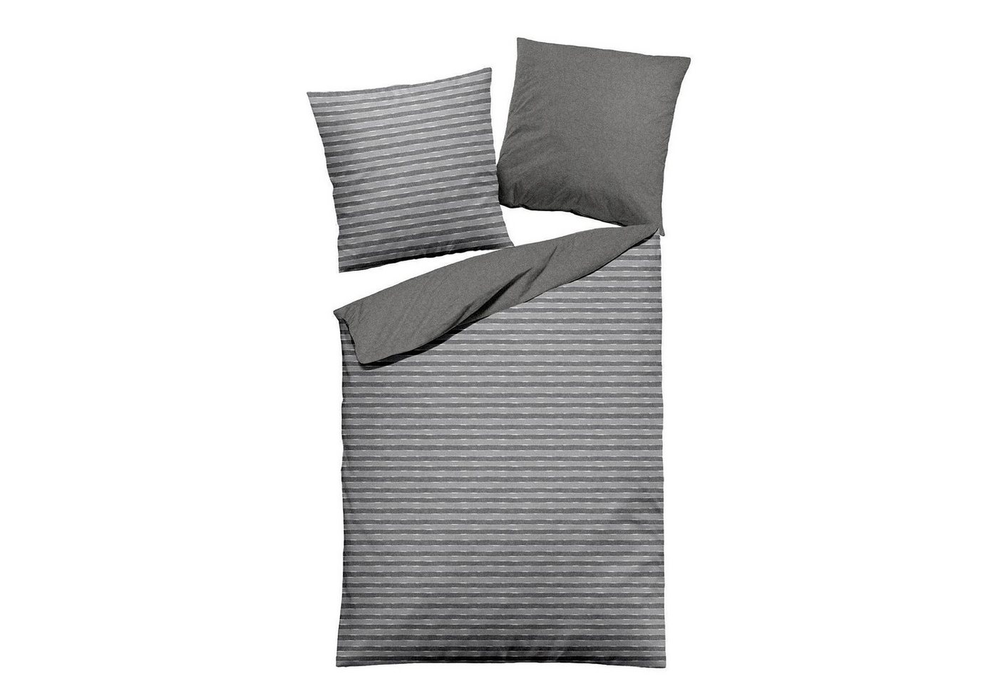 Wülfing Bettwäsche LENIA, 155 x 220 cm, Silbergrau, Anthrazit, Baumwolle Wülfing Bettwäsche LENIA, 155 x 220 cm, Silbergrau, Anthrazit, Baumwolle von Wülfing