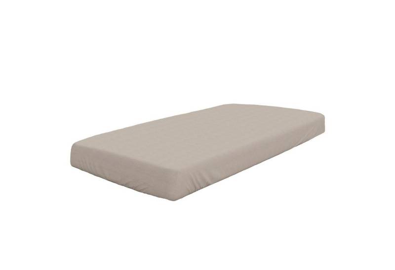 Wülfing Spannbettlaken Spannbetttuch DIANA, 90x200 cm, Grau, Baumwolle, Feinbiber, Gummizug: rundum, (1 Stück), elastisch rundum von Wülfing