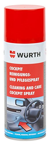 Cockpit Reinigungs- und Pflegespray - 400ml - Zur Innenraumreinigung und -pflege von Pkw, Lkw und Bussen. Für Armaturen, Türverkleidungen, Kunststoffe und Gummimatten. von Würth