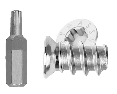 Euroschraube ASSY | CS Stahl verzinkt | AW 20 | Senkkopf 6,8 mm | 11 mm lang | Vollgewinde | TYP A | 250 Stück | mit passendem Bit von Wuerth