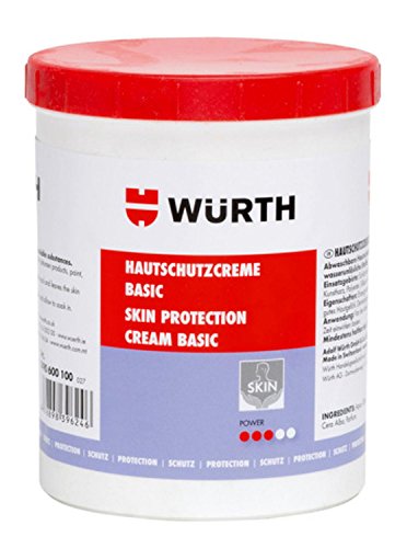 Hautschutzcreme Basic - 1000ml - Abwaschbare Hautschutzcreme zur Vorbeugung gegen Verschmutzungen durch wasserunlösliche Stoffe. Hautschutzcreme Basic - 1000ml - Abwaschbare Hautschutzcreme zur Vorbeugung gegen Verschmutzungen durch wasserunlösliche Stoffe. von Würth