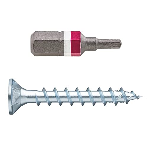 Holzschraube ASSY | CS Stahl verzinkt | 3.5 x 30 Vollgewinde | Senkkopf RW | 200 Stück mit BIT Holzschraube ASSY | CS Stahl verzinkt | 3.5 x 30 Vollgewinde | Senkkopf RW | 200 Stück mit BIT von wuerth