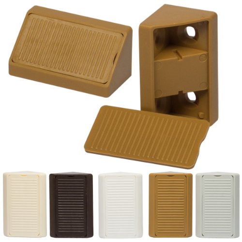 Korpus Verbinder hellbraun 20 Stück - Universal Eckverbinder f. Möbel Winkelverbinder von Wuerth