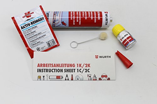 WÜRTH Scheibenkleber Ultimate Komplett-Set hochmodulig Klebeset Frontscheibe WÜRTH Scheibenkleber Ultimate Komplett-Set hochmodulig Klebeset Frontscheibe von Würth