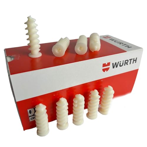 Würth 100x Leichtbaudübel W-KL 18x50mm aus ABS-Kunststoff für untergeordnete Befestigungen in Porenbeton inkl. Setzwerkzeug 090350 Würth 100x Leichtbaudübel W-KL 18x50mm aus ABS-Kunststoff für untergeordnete Befestigungen in Porenbeton inkl. Setzwerkzeug 090350 von Würth