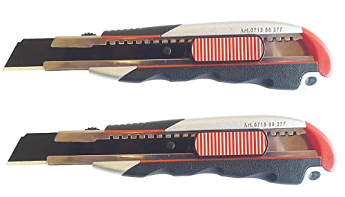Würth 2x 3K Cutter-Messer mit Schieber und Kingenfixierung 18mm von Würth