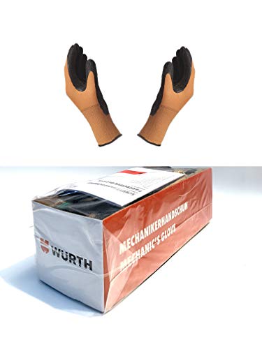 Würth 6 Paar Mechanikerhandschuhe Arbeitshandschuhe Montagehandschuhe EN388 EN420 Gr. 11 von Würth