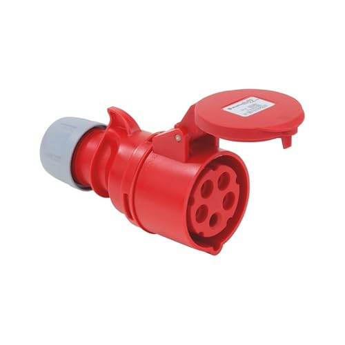 Würth CEE-Kupplung 16A 400V 5-polig, 6h, IP44/IP54 – Robuster Industriestecker mit Schraubklemmen für Werkstatt, Baustelle & Industrie von Würth