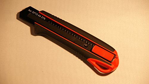 Würth Cuttermesser 25mm Extrem stabil rutschfester 2K Griff robuste Klingenführung Top Qualität Universalmesser von Würth