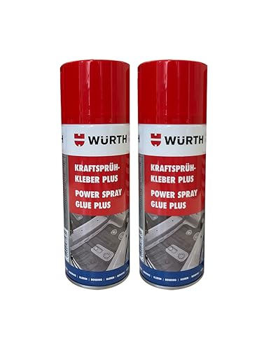 Würth Kraftsprühkleber Plus 2x 400ml extra starker Sprüh kleber Würth Kraftsprühkleber Plus 2x 400ml extra starker Sprüh kleber von Würth