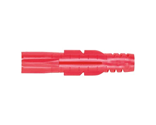 Würth 3221827 Rot Kunststoff-Allzweckdübel | 25x Zebra Shark | 12 x 71 mm Polyethylen Kragen von Würth