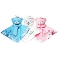 Baby Kuscheltuch Mit Namen Bestickt Schmusetuch Baby Kuscheltuch Mit Namen Bestickt Schmusetuch von WuffDogsworld