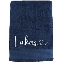 Handtuch Mit Herz Und Namen Bestickt Geschenk Geburtstag Händehandtuch Bestickung Buchstaben Liebe Personalisiertes Badetuch Waschlappen von WuffDogsworld