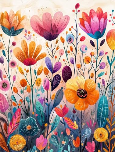 Diamond Painting Erwachsene, 5D Diamant Painting Bilder Blume 30x40 cm, DIY Full Round Diamant Malerei mit Zubehör, Diamond Art Kinder Mosaikherstellung Bastelset für Herbst Home Zimmer Deko P-30 Diamond Painting Erwachsene, 5D Diamant Painting Bilder Blume 30x40 cm, DIY Full Round Diamant Malerei mit Zubehör, Diamond Art Kinder Mosaikherstellung Bastelset für Herbst Home Zimmer Deko P-30 von Wuiddnng