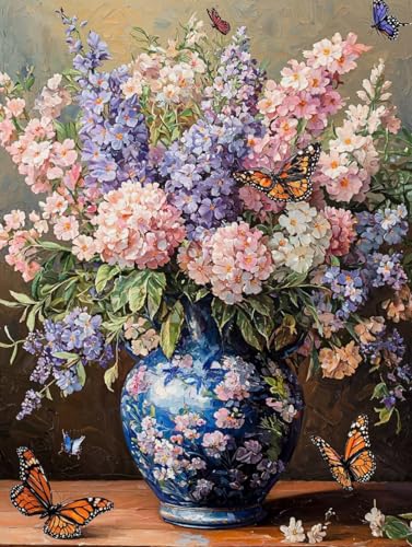Diamond Painting Erwachsene, 5D Diamant Painting Bilder Blume 40x50 cm, DIY Full Round Diamant Malerei mit Zubehör, Diamond Art Kinder Mosaikherstellung Bastelset für Herbst Home Zimmer Deko P-42 Diamond Painting Erwachsene, 5D Diamant Painting Bilder Blume 40x50 cm, DIY Full Round Diamant Malerei mit Zubehör, Diamond Art Kinder Mosaikherstellung Bastelset für Herbst Home Zimmer Deko P-42 von Wuiddnng