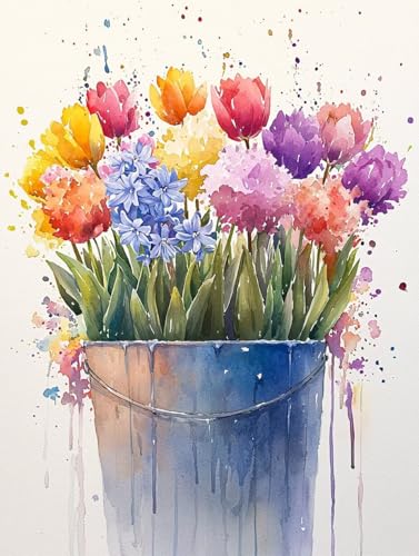 Diamond Painting Erwachsene, 5D Diamant Painting Bilder Blume 40x50 cm, DIY Full Round Diamant Malerei mit Zubehör, Diamond Art Kinder Mosaikherstellung Bastelset für Herbst Zimmer Deko, Geschenke P-3 Diamond Painting Erwachsene, 5D Diamant Painting Bilder Blume 40x50 cm, DIY Full Round Diamant Malerei mit Zubehör, Diamond Art Kinder Mosaikherstellung Bastelset für Herbst Zimmer Deko, Geschenke P-3 von Wuiddnng