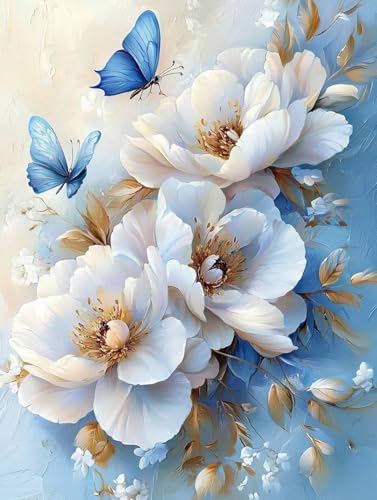 Diamond Painting Erwachsene, 5D Diamant Painting Bilder Blume 50x70 cm, DIY Full Round Diamant Malerei mit Zubehör, Diamond Art Kinder Mosaikherstellung Bastelset für Herbst Zimmer Deko, Geschenke P-0 Diamond Painting Erwachsene, 5D Diamant Painting Bilder Blume 50x70 cm, DIY Full Round Diamant Malerei mit Zubehör, Diamond Art Kinder Mosaikherstellung Bastelset für Herbst Zimmer Deko, Geschenke P-0 von Wuiddnng