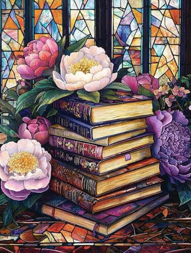Diamond Painting Erwachsene, 5D Diamant Painting Bilder Buch 40x50 cm, DIY Full Round Diamant Malerei mit Zubehör, Diamond Art Kinder Mosaikherstellung Bastelset für Herbst Zimmer Deko, Geschenke P-21 Diamond Painting Erwachsene, 5D Diamant Painting Bilder Buch 40x50 cm, DIY Full Round Diamant Malerei mit Zubehör, Diamond Art Kinder Mosaikherstellung Bastelset für Herbst Zimmer Deko, Geschenke P-21 von Wuiddnng