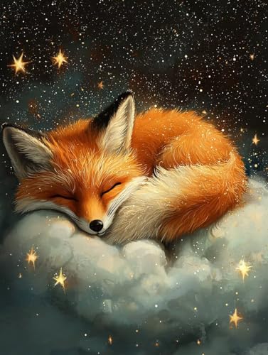 Diamond Painting Erwachsene, 5D Diamant Painting Bilder Fuchs 40x50 cm, DIY Full Round Diamant Malerei mit Zubehör, Diamond Art Kinder Mosaikherstellung Bastelset für Herbst Home Zimmer Deko P-90 Diamond Painting Erwachsene, 5D Diamant Painting Bilder Fuchs 40x50 cm, DIY Full Round Diamant Malerei mit Zubehör, Diamond Art Kinder Mosaikherstellung Bastelset für Herbst Home Zimmer Deko P-90 von Wuiddnng