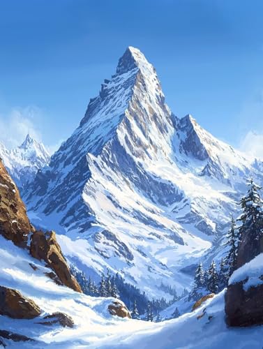 Diamond Painting Landschaft, 5D Diamond Painting Klein 40x50 cm Leinwand, DIY Diamant Art Malerei Bilder Kinder Anfänger Mosaikherstellung Bastelnset für Wanddeko Wohnzimmer, Geschenke für Frauen P-37 Diamond Painting Landschaft, 5D Diamond Painting Klein 40x50 cm Leinwand, DIY Diamant Art Malerei Bilder Kinder Anfänger Mosaikherstellung Bastelnset für Wanddeko Wohnzimmer, Geschenke für Frauen P-37 von Wuiddnng