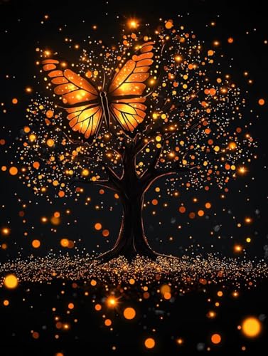Diamond Painting Schmetterling, 5D Diamond Painting XXL 60x80 cm Leinwand, DIY Diamant Art Malerei Bilder Kinder Anfänger Mosaikherstellung Bastelnset, Wanddeko Wohnzimmer, Geschenke für Frauen P-40 Diamond Painting Schmetterling, 5D Diamond Painting XXL 60x80 cm Leinwand, DIY Diamant Art Malerei Bilder Kinder Anfänger Mosaikherstellung Bastelnset, Wanddeko Wohnzimmer, Geschenke für Frauen P-40 von Wuiddnng