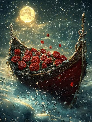 Planeten Diamond Painting XXL Leinwand 70x90 cm, Diamond Painting Erwachsene Bastelset, 5D Diamant Malerei Kinder Stickerei Kreuzstich Bilder Set, Zimmer Deko Schlafzimmer, Weihnachtsgeschen P-50 von Wuiddnng
