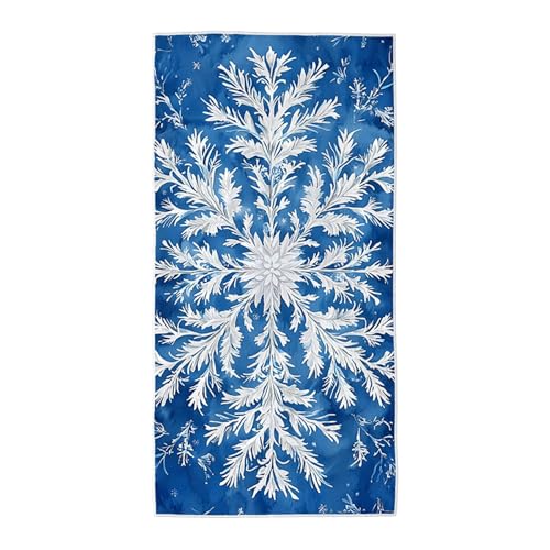 Strandtuch Blau Mikrofaser Handtuch Groß 220x100 cm, Microfaser Handtücher Stranddecke Sandfrei Schnell Trocknendes Weiches Leichtes Pflegeleicht Kompakt für Strand Pool Yoga Travel Sauna (Anlage) V-6 von Wuiddnng