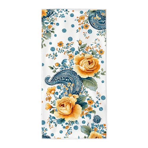 Strandtuch Weiß Mikrofaser Handtuch Groß 60x120 cm, Microfaser Handtücher Stranddecke Sandfrei Schnell Trocknendes Weiches Leichtes Pflegeleicht Kompakt für Strand Pool Yoga Travel Sauna (Anlage) V-12 von Wuiddnng