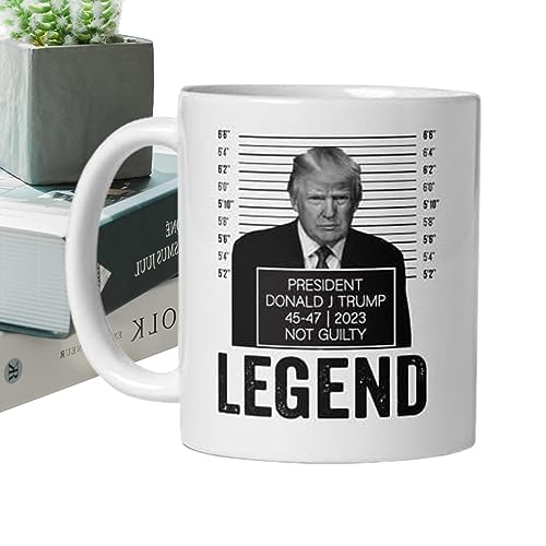 Trump Kaffeetasse & Tasse | Kaffeetassen Mit Trump 2023 Jail Mugshot | Neuartige Kaffeetassen Aus Keramik | Trump Mugs Geschenktassen Für Heiße Getränke, Kaffee, Tee, Weihnachtsgeburtstagsgeschenk von Wukesify