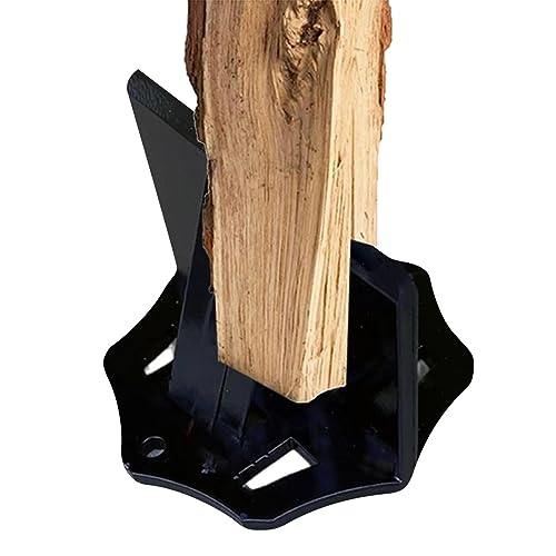 Wukesify Holzspaltkeil,Holzschneider-Keil, Brennholz-Anzündspalter | Robuster manueller Holzspalter, Holzspaltwerkzeuge aus Kohlenstoffstahl zum Holzhacken von Wukesify