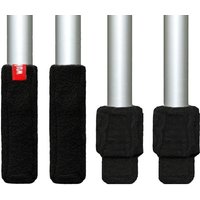 Schwarz Stuhlsocken Wukies Samtpfoten Für Stuhlbeine, Keine Kratzer Und Kein Lärm Beim Stühle Rücken. 1 Set von WukiesDE