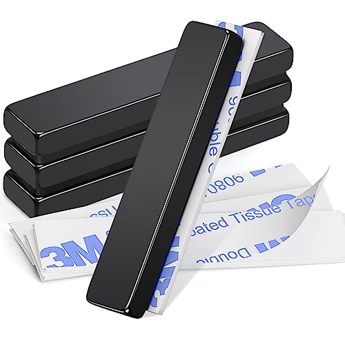 Wukong 4 Stück Magnete Selbstklebend Stark, 50×10×5mm Neodym Magnete Extra Stark, Klebemagnete Stark Flach für Lager, Küchen und tägliche Lagerung Wukong 4 Stück Magnete Selbstklebend Stark, 50×10×5mm Neodym Magnete Extra Stark, Klebemagnete Stark Flach für Lager, Küchen und tägliche Lagerung von Wukong