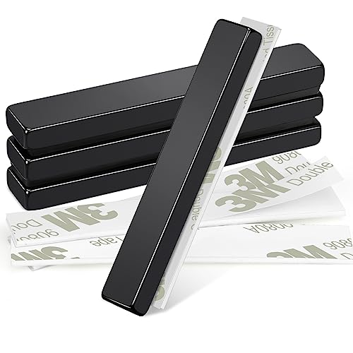 Wukong 60×10×5mm Starke Magnete Schwarz, 4 Stück Neodym Magnete Selbstklebend Stark, Klebemagnete Flach für Lager, Küchen, Büros und tägliche Lagerung Wukong 60×10×5mm Starke Magnete Schwarz, 4 Stück Neodym Magnete Selbstklebend Stark, Klebemagnete Flach für Lager, Küchen, Büros und tägliche Lagerung von Wukong