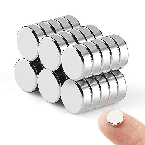 Wukong 8x3mm Kühlschrankmagnete 30 Stücke Extra Starke Mini Magnete Fridge Magnete Büromagnete kleine Magneten für Kühlschrank/Tür/Whiteboard/Karte/Bildschirm von Wukong