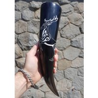 Fianna Hirsch, Trinkhorn - 0, 3 L Kelten von WulflundJewelry